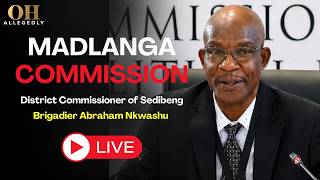 🔴 WATCH LIVE: Brigadier Nkhwashu Takes the Stand! Madlanga Commission Grills Suspended Top Cop