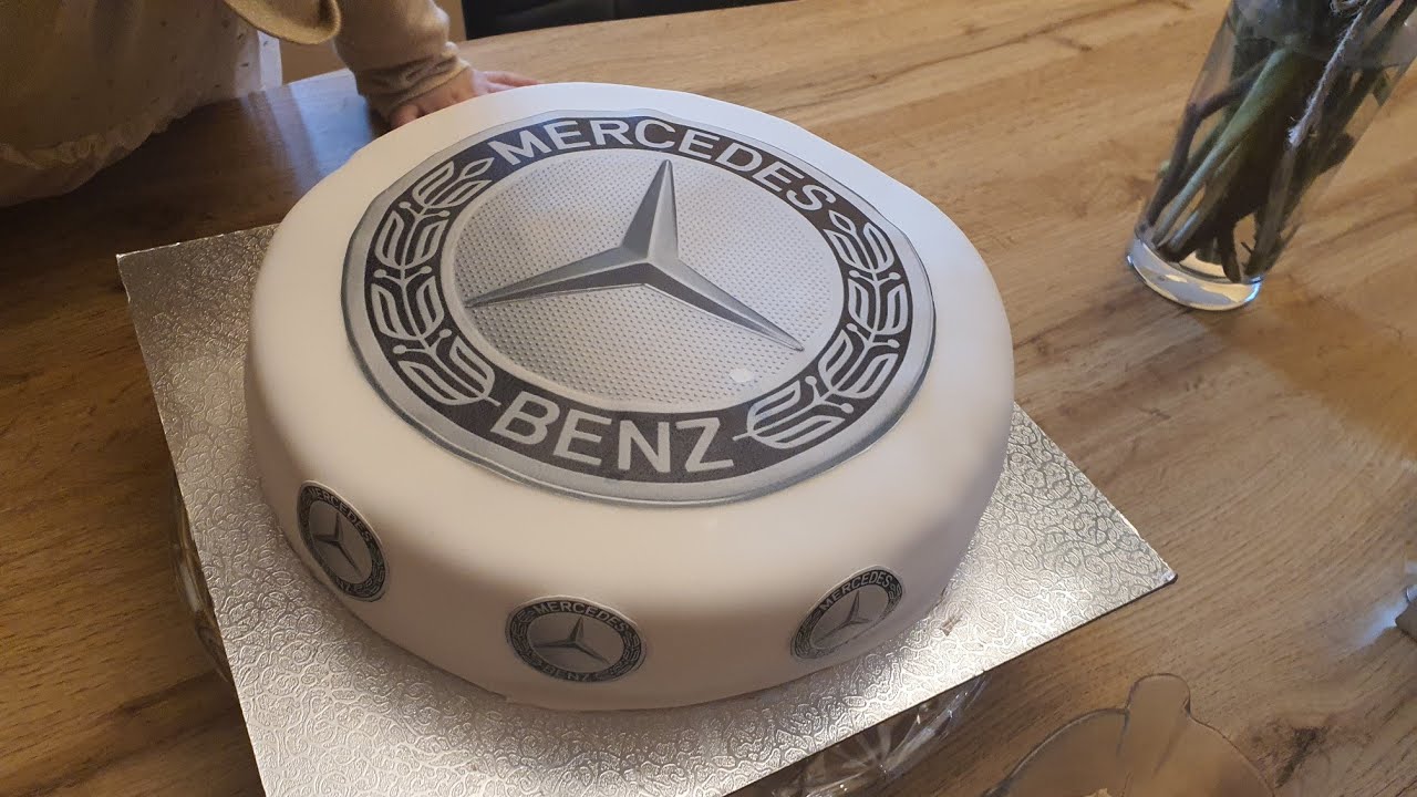 cake Mercedes Benz cake tutorial / Motivtorte / Schokfüllung / Vanille-  Schokokuchen / ganache 