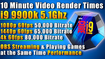 i9 9900k REVIEW for Video Editing / Render Times, Streaming & Benchmarks - Is It Worth It