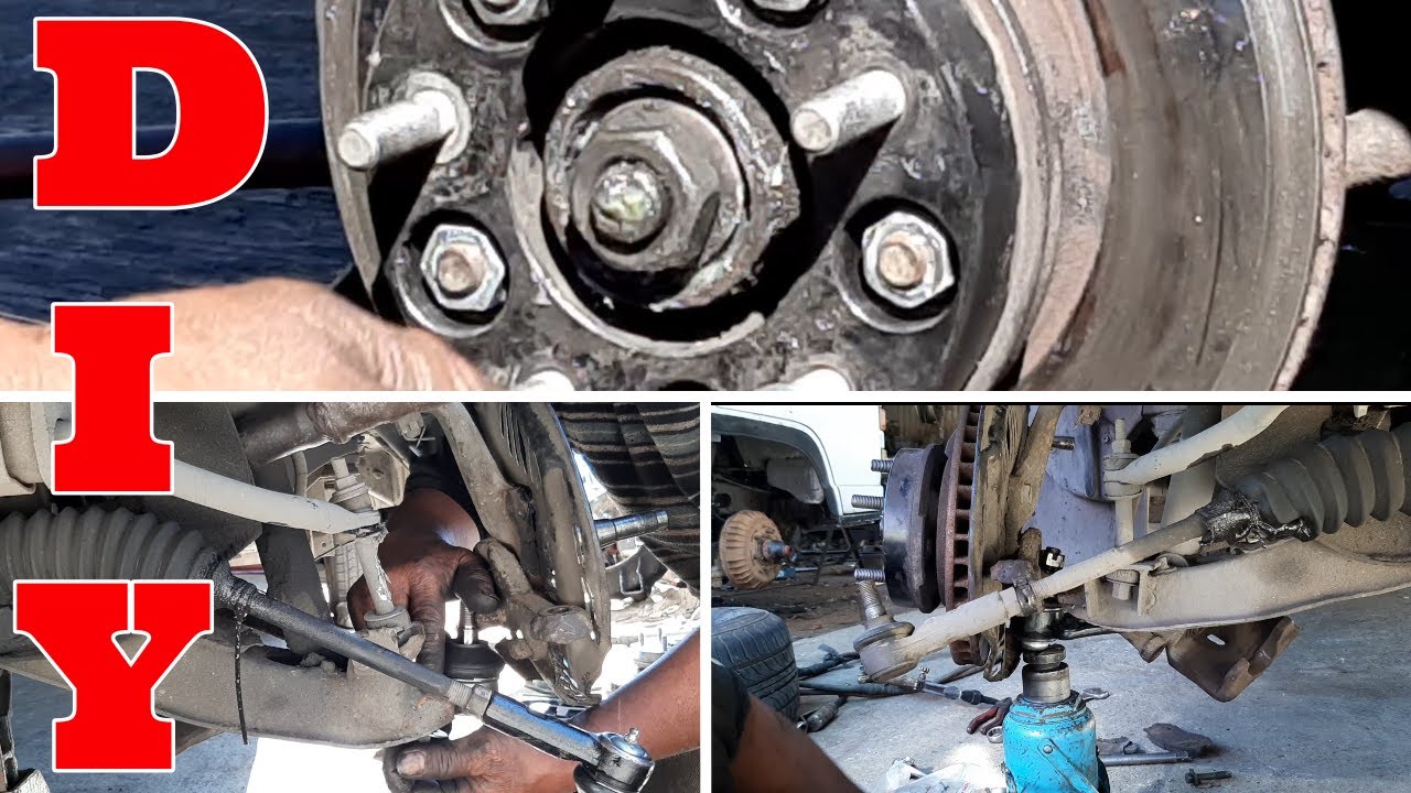 How to Replace Lower Balljoint and Front Wheel Bearing of Toyota Revo.
