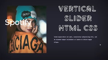 Html Slider | Vertical Slider With JS #02  | Html CSS & Jquery