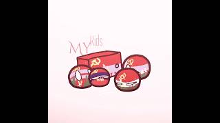 the collapse of the Eastern Bloc || some history is inaccurate || #countryballs #edit #fypシ #history
