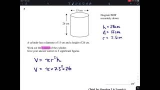 January 2012 Higher Paper 3H 1 Question 3 IGCSE Maths Edexcel Mathematics