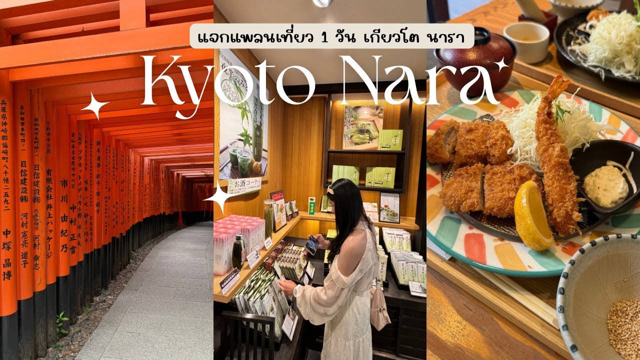 1 Day Trip Kyoto Nara 🇯🇵🍵 แจกแพลนเที่ยว 1 วัน เกียวโต อูจิ นารา ⛩️