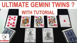 The Ultimate Gemini Twins Card Trick Performance AND Tutorial
