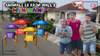 CCTV RECORDED AN ANOMALY OF COLORFUL ICE CREAM WALLS IN FRONT OF MY HOUSE