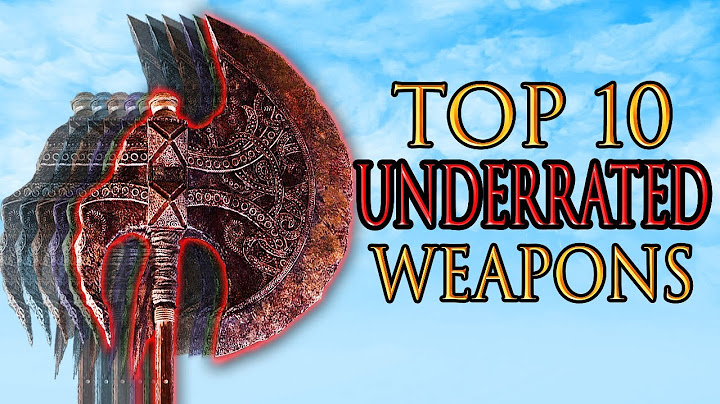Top 10 UNDERRATED Weapons in Elden Ring