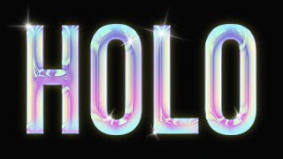 HOLOGRAPHIC TEXT EFFECT | PHOTOSHOP EFFECT | PHOTOSHOP TUTORIAL screenshot 3