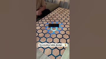 epoxy resin table with light sensor |smart table  |sensor table  |epoxy table |touch sensitive table