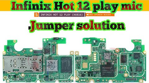 Infinix Hot 12 play mic not working jumper solution|#viralyoutubevideo2023