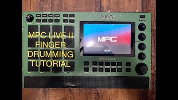 MPC Live II Finger Drumming Lesson 1: Pad Layout, Mute Group, Simultaneous Play Tutorial