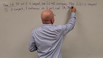 Real Analysis I (lec. 3.4.C) Properties of Continuous Functions