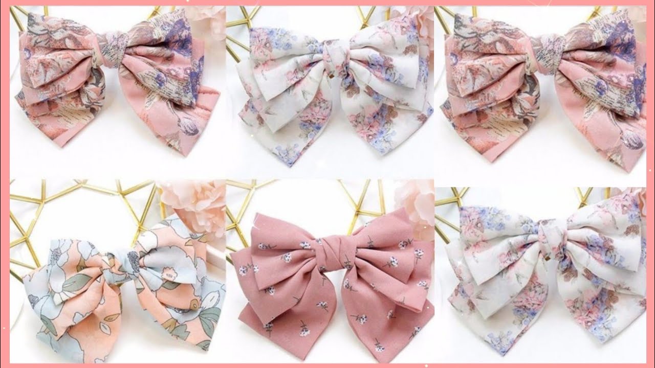 Easy Bow Hair Clip / Lazo o Moño de Tela para el Cabello