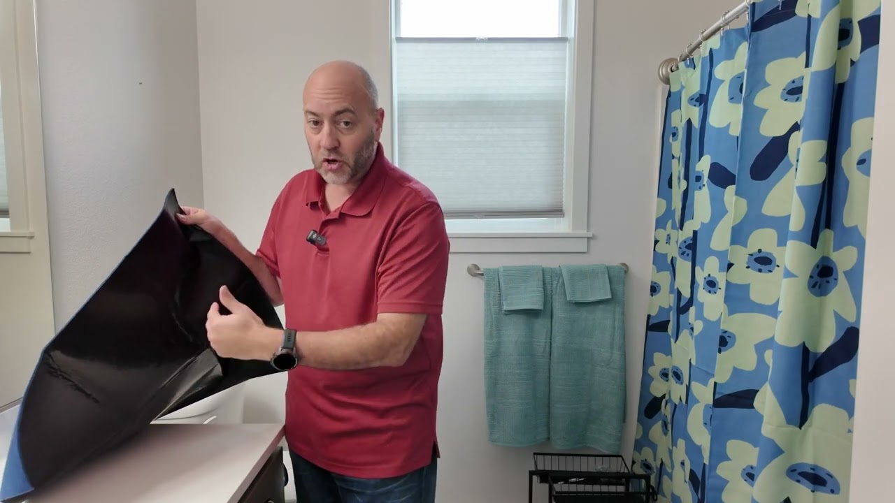 Under sink cabinet protection mat