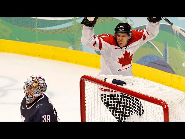 Feb. 28, 2010 - Vancouver, British Columbia, Canada - Canada's SIDNEY CROSBY  celebrates his game winning goal over USA's RYAN MILLER in overtime to give  Canada the gold medal in Men's Gold