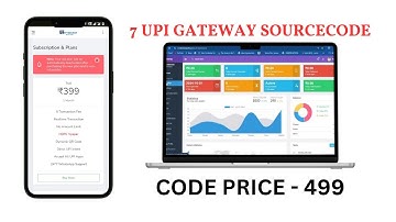UPI Paymet Getway Setup || 7 UPI Gateway Source Code