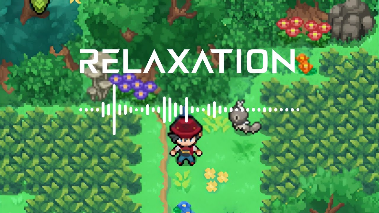 Deep Sleep in the Pokemon World: Night Forest Wind (Pixel Art Relaxing Soundscape)