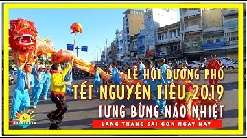 TẾT NGUYÊN TIÊU 2019 ✅ Lễ Hội Đường Phố TƯNG BỪNG NÁO NHIỆT | lang thang sài gòn