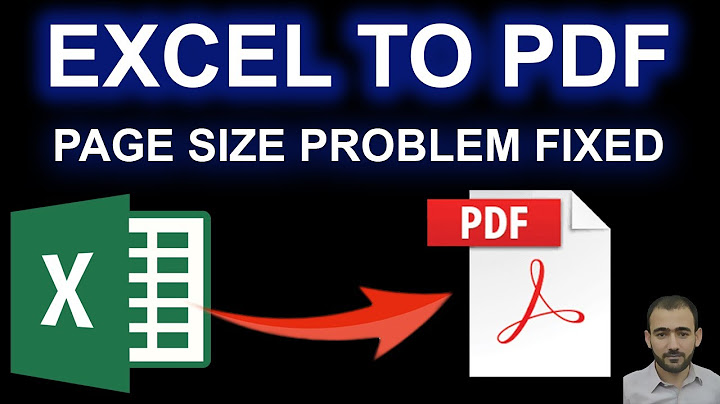 How do I convert Excel a4 to PDF?