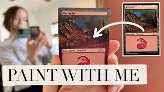 Full Process - MtG 30th Anniversary Card Alter Tutorial (no music)