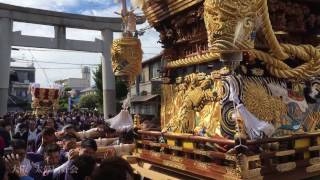 全行程収録　枚岡神社秋郷祭　2016　宵宮