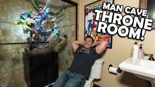 BUILDING THE ULTIMATE THRONE ROOM!!! Custom DIY Man Cave Display!