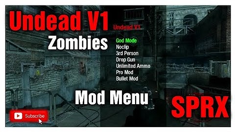 [BO1/1.13/PS3] Black Ops 1 Undead V1 Zombies Mod Menu SPRX + download free