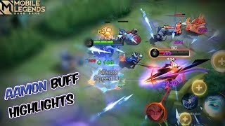 AAMON BUFF IS HERE! Highlights Gameplay | Mobile Legends Montage | Brody Collector | MLBB 515