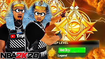 I HIT LEGEND IN THE MOST INSANE WAY POSSIBLE IN NBA 2K20! USING THE BEST BUILD & JUMPSHOT IN 2K20!