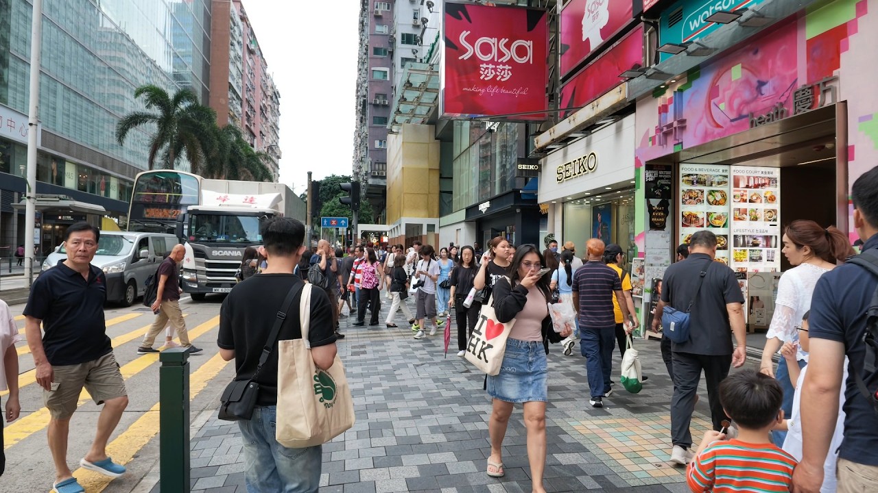Hong Kong Walking Tour: From Star Ferry Pier to Tsim Sha Tsui and Mondrian HK – Video