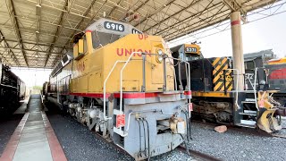 Salt Lake City Trains Union Pacific 6916 - Emd Dda40X Centennial Most Powerful Diesel-Electric 4K