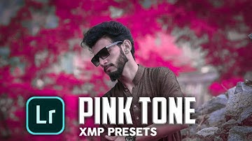 PINK TONE -in Lightroom Mobile Tutorial /Pink Tone Colour Correction Tutorial And Presets