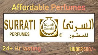Awesome Smelling Long Lasting Budget Friendly Perfumesitr By Surrati Under 500- 12 Hr Lasting