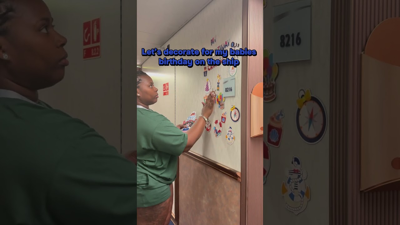 Let’s decorate the door #cruise  #travel