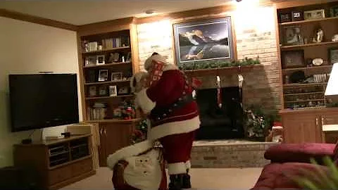 Andrew and Lucas Catch Santa on Video 2012