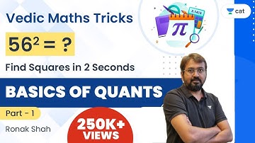 Basics of Quants | Part 1 | Caltech & Vedic Maths | Ronak Shah