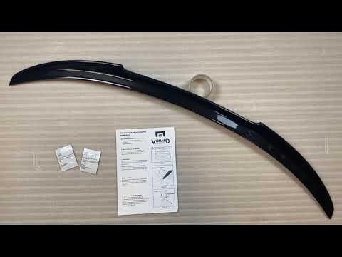 Спойлер лезвие на багажник для Хендай Солярис 2 #vonardcustoms - YouTube