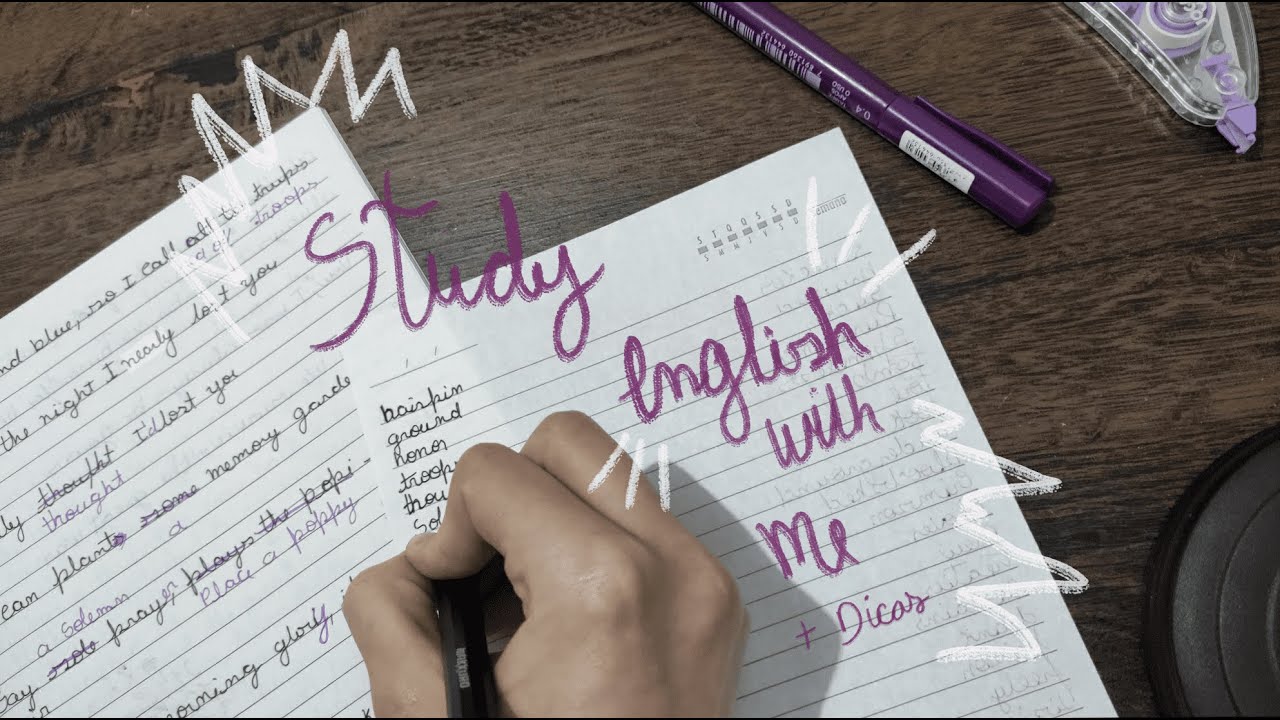 Study vlog I estudando inglês sozinha + dicas - YouTube