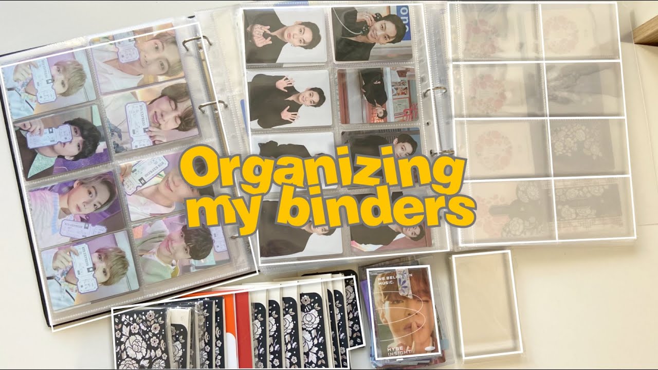 ORGANIZING MY BINDER | SORTING MY BTS TOUR PHOTOCARDS  | ASMR #3