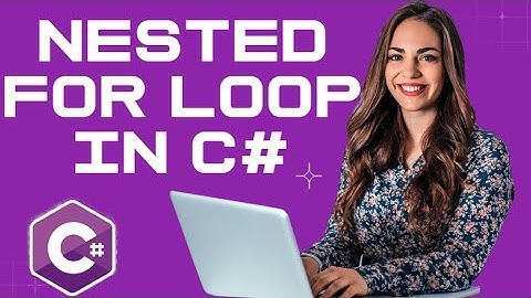 C# Programming Tutorial 19: Nested for loop in C# Programming