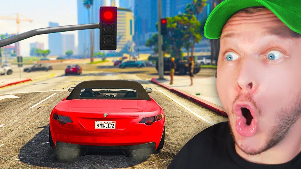 Jouer  GTA 5 Pendant 24h Sans ENFREINDRE Aucune Loi 