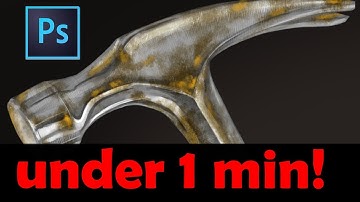 Rust brush in under 1 minute Photoshop tutorial