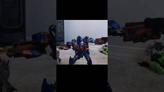 Optimus prime saves the autobots! stop motion