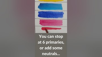 10 BASIC COLORS to Start Watercolor Painting! (Build your own split primary set)