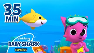 Pinkfong Tiburón Bebé y más canciones infantiles | +Recopilación | Baby Shark en Español