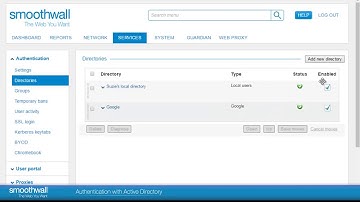 Authentication with Active Directory | Authentication | Smoothwall