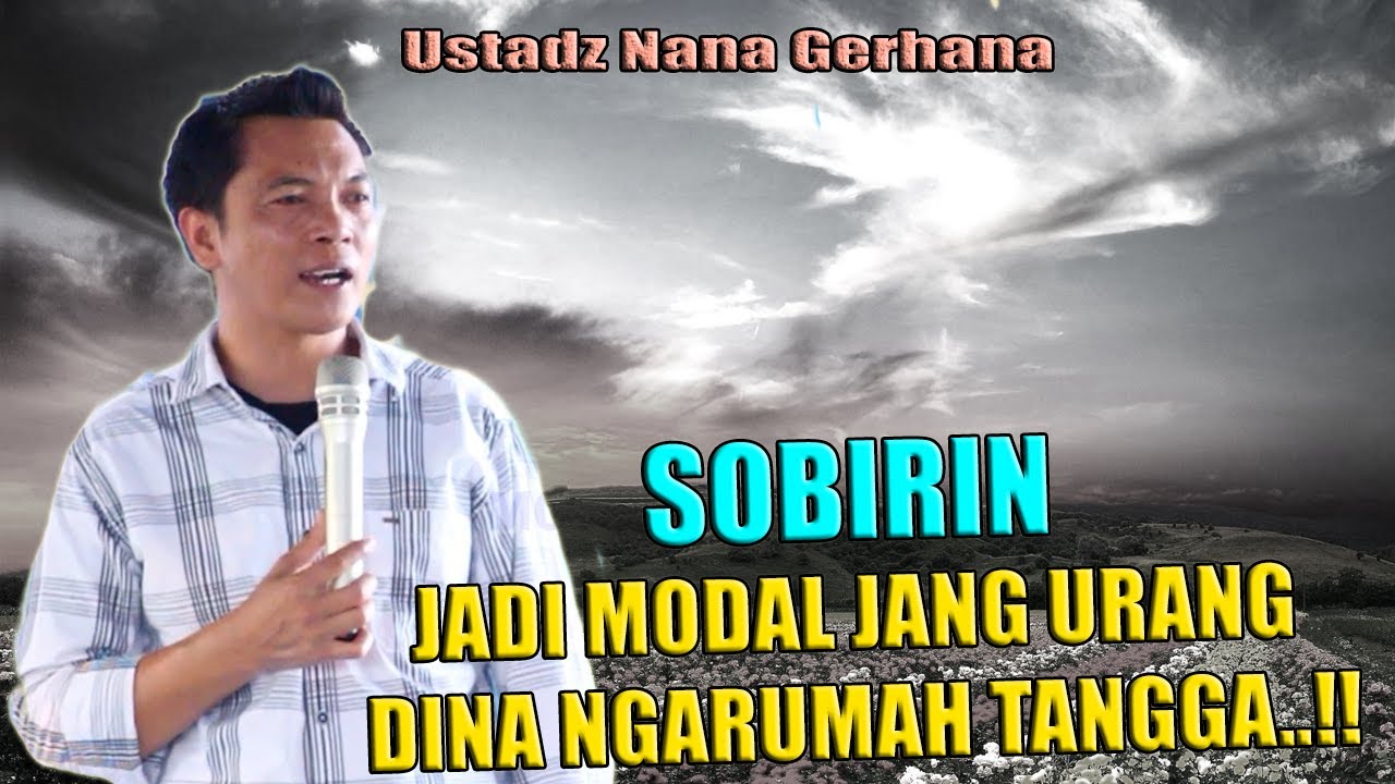 SOBIRIN JADI MODAL JANG URANG DINA NGARUMAH TANGGA  !!