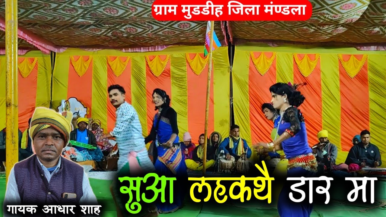 सुआ लहकथै डार मा पकरी बिही मा ! Aadhar Shah Maravi ! गोंडी रीना गीत #ravanpatta750 