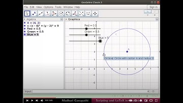 Scripting LaTeX in Geogebra