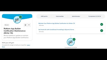 Platform App Builder Certification Maintenance (Winter 